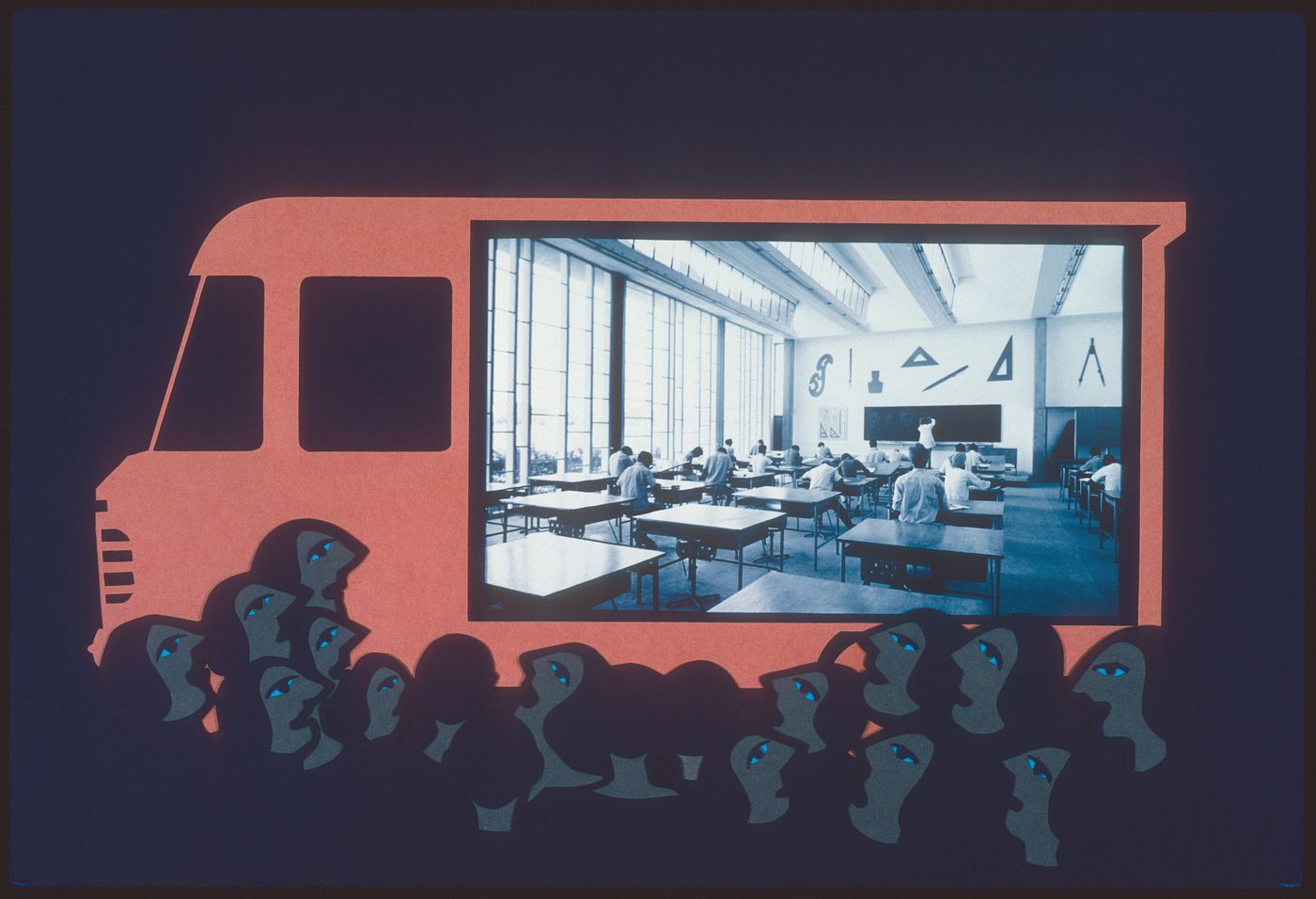 Slide for the project of "Multivisions" slides shows presentations about Chandigarh