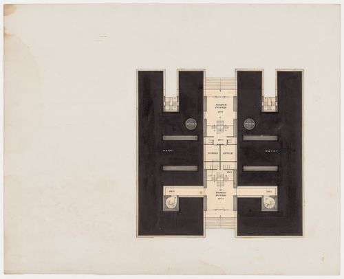 Senate plan for The Shape of Cambridge: A Plan, Cambridge University, Cambridge, England