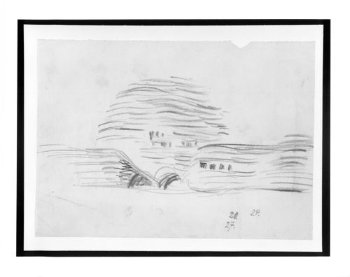 Sketch for an unidentified project, possibly the Festspielhaus, Salzburg