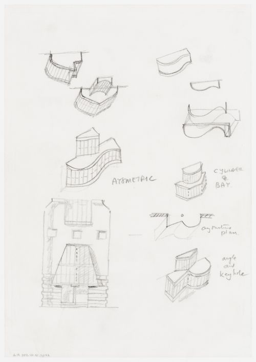 Eleven Townhouses Competition, New York, New York: sketches
