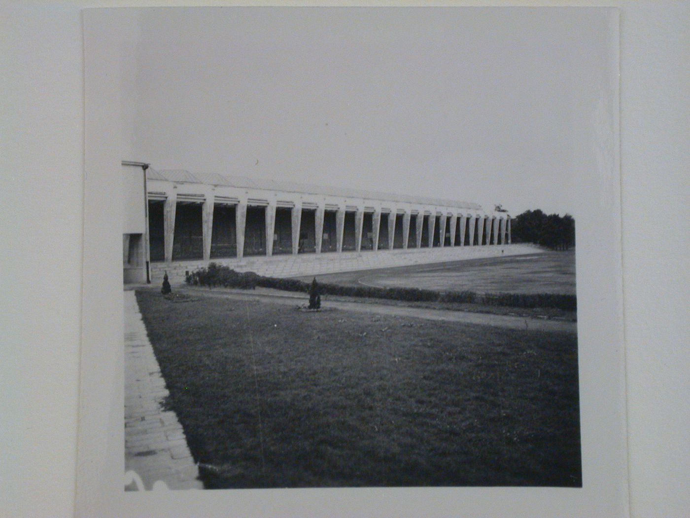 View of the football field of the Central Institute of Physical Education, Warsaw, Poland