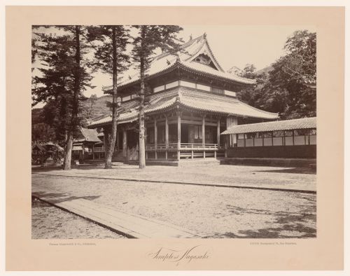 Partial view of the Fukusaiji Temple complex [?], Nagasaki, Japan
