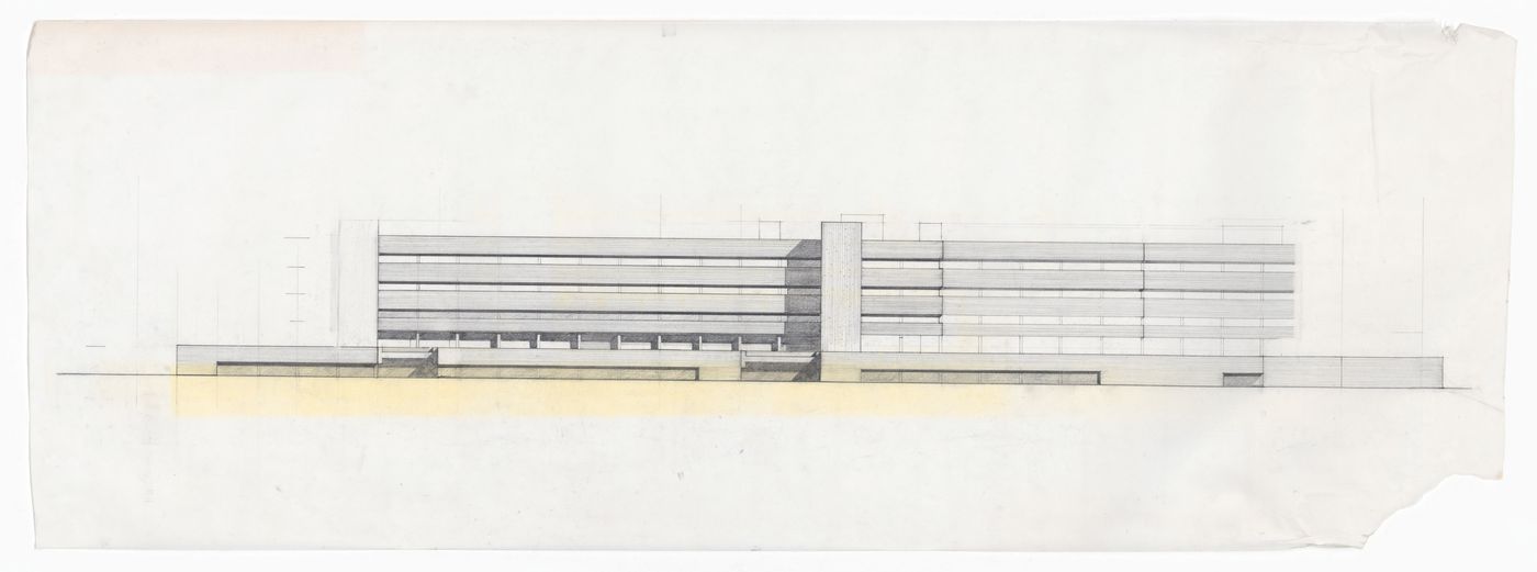 Elevation for Memorial University of Newfoundland, Health Sciences Complex, St. Johns, Newfoundland