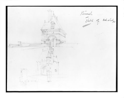 Kinmel Park - Perspectivesketches of Gate