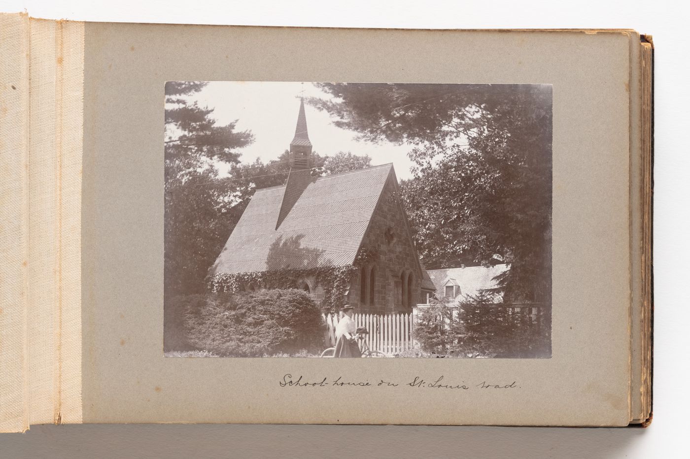 View of an unidentified building on Saint Louis road, possibly Quebec City, Quebec, Canada