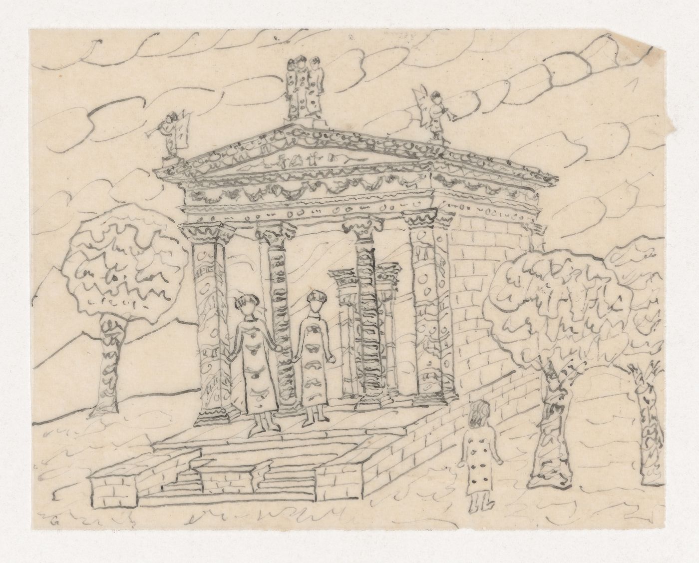 Design for a classically-inspired temple