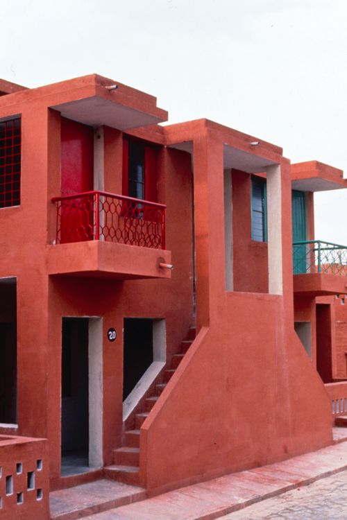 View of residential units used for the Human Settlement Training Package "Package 2: Affordable Urban Design"