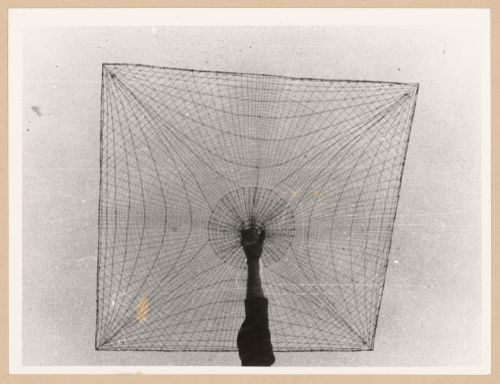 Photograph of model for Una nueva bóveda cáscara, Córdoba, Argentina