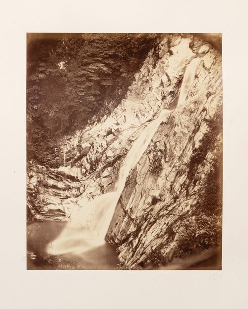 View of the Odaki Falls section of the Nunobiki Falls, near Kobe, Japan