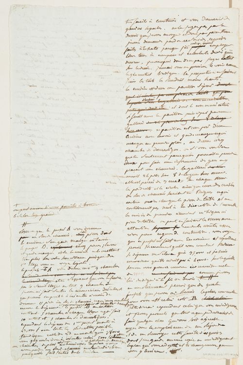 Notes, mostly illegible