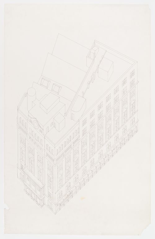 Cooper Union Foundation Building Renovation, New York, N.Y.: axonometric