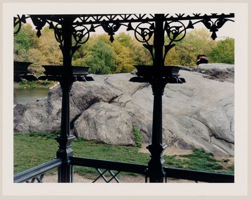 Viewing Olmsted: View of Ladies Pavilion, The Lake, Central Park, New York City, New York