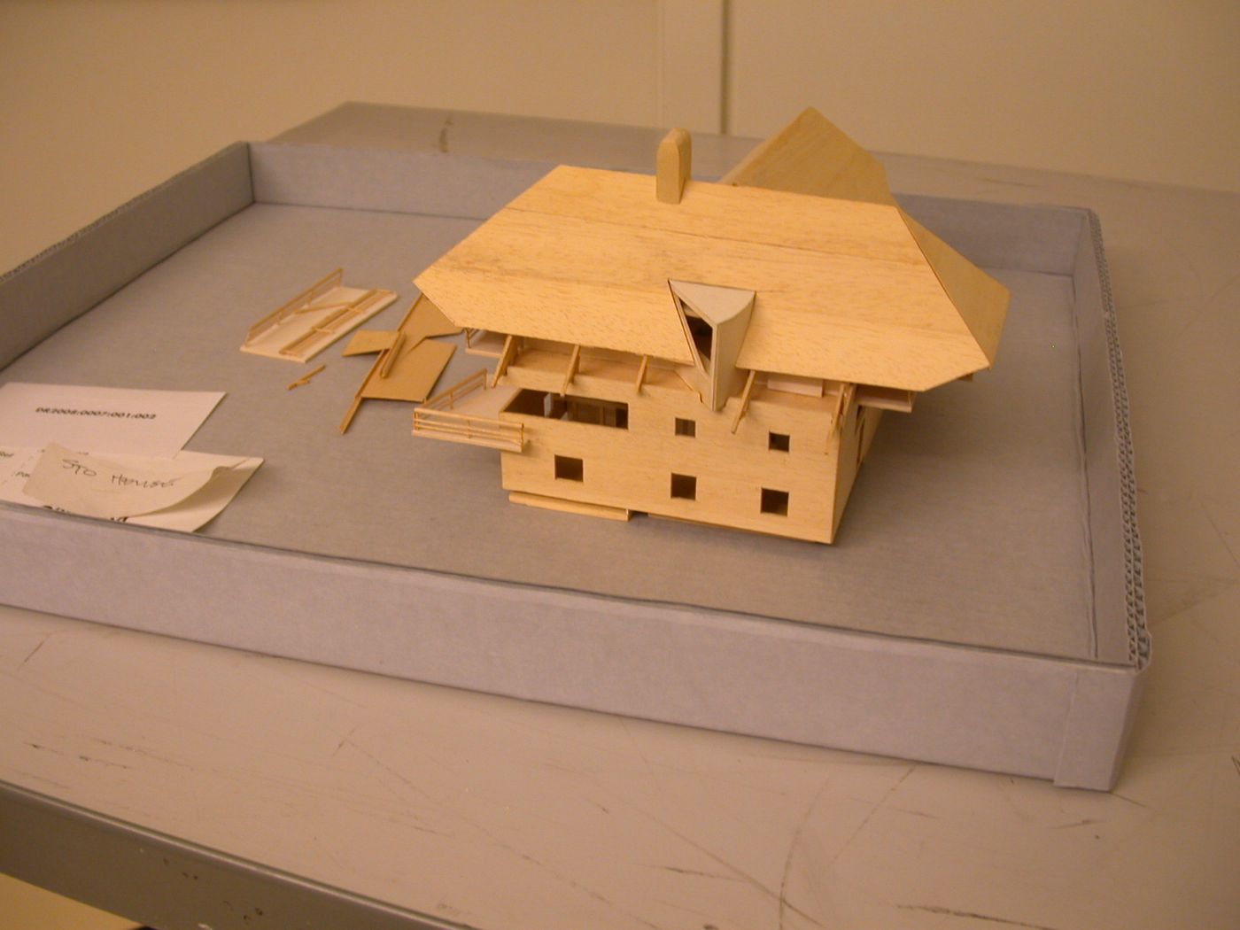 Study model, Stotmeister Residence, Balzhausen, Germany