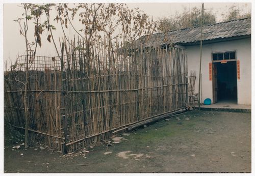 View of rural house in Sichuan province, China