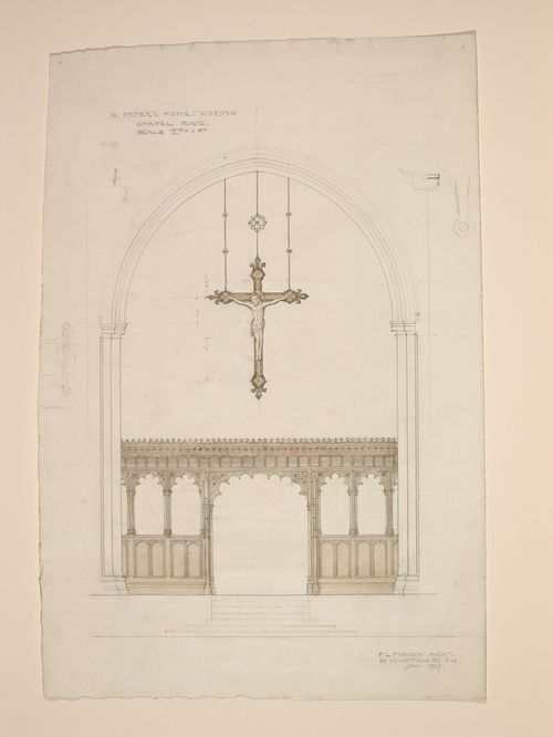 St. Peter's Home, Woking: Chapel rood screen