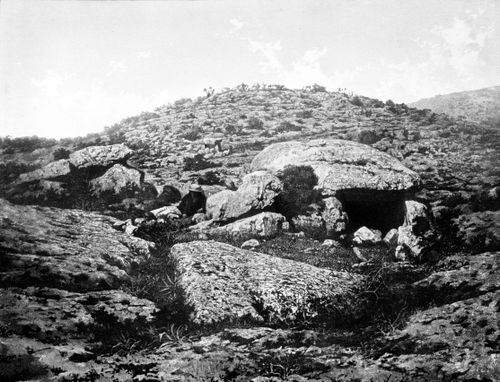 View of an archeological site near the Dead Sea, Israel