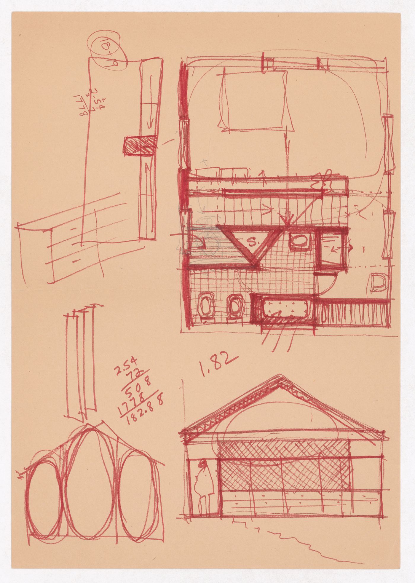 Conceptual Sketch for House in an Indiana Cornfield