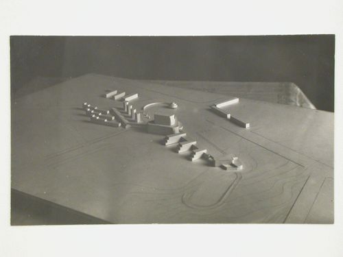 Photograph of a model for a zoo, Krasnaia Presnia Street, Moscow