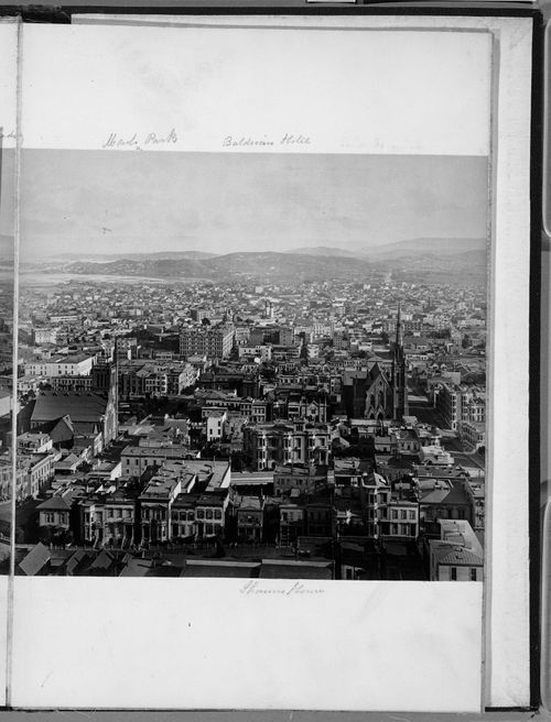 Plate from album ''Panorama of San Francisco from California Street Hill''