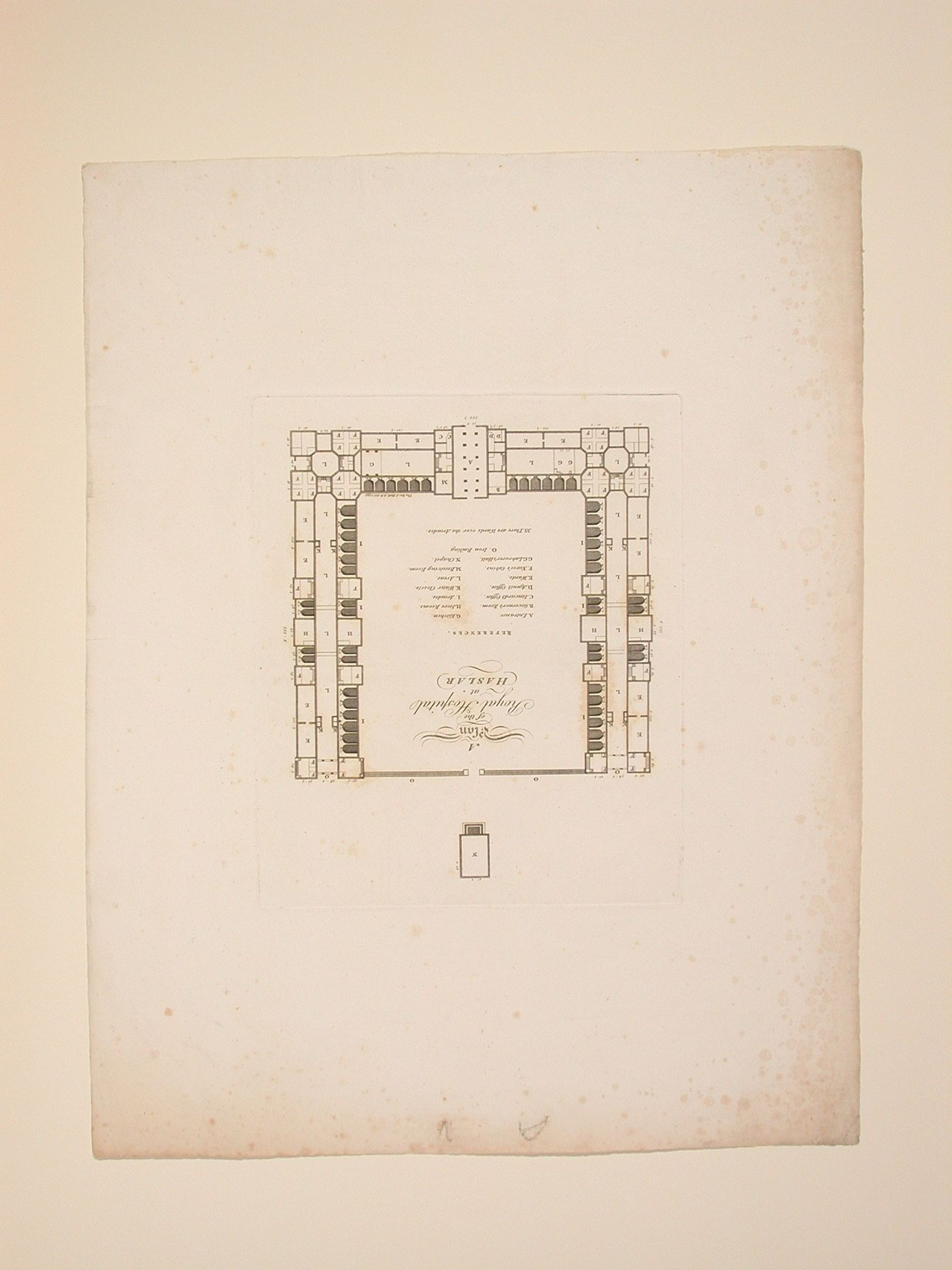 Royal Hospital - Floor plan