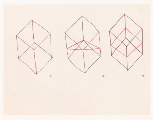 Sketches for House VI, Cornwall, Connecticut