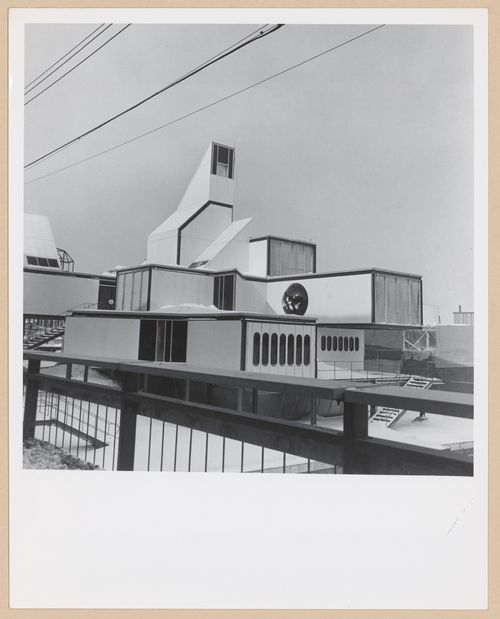 View of the Cuban Pavilion, Expo 67, Montréal, Québec