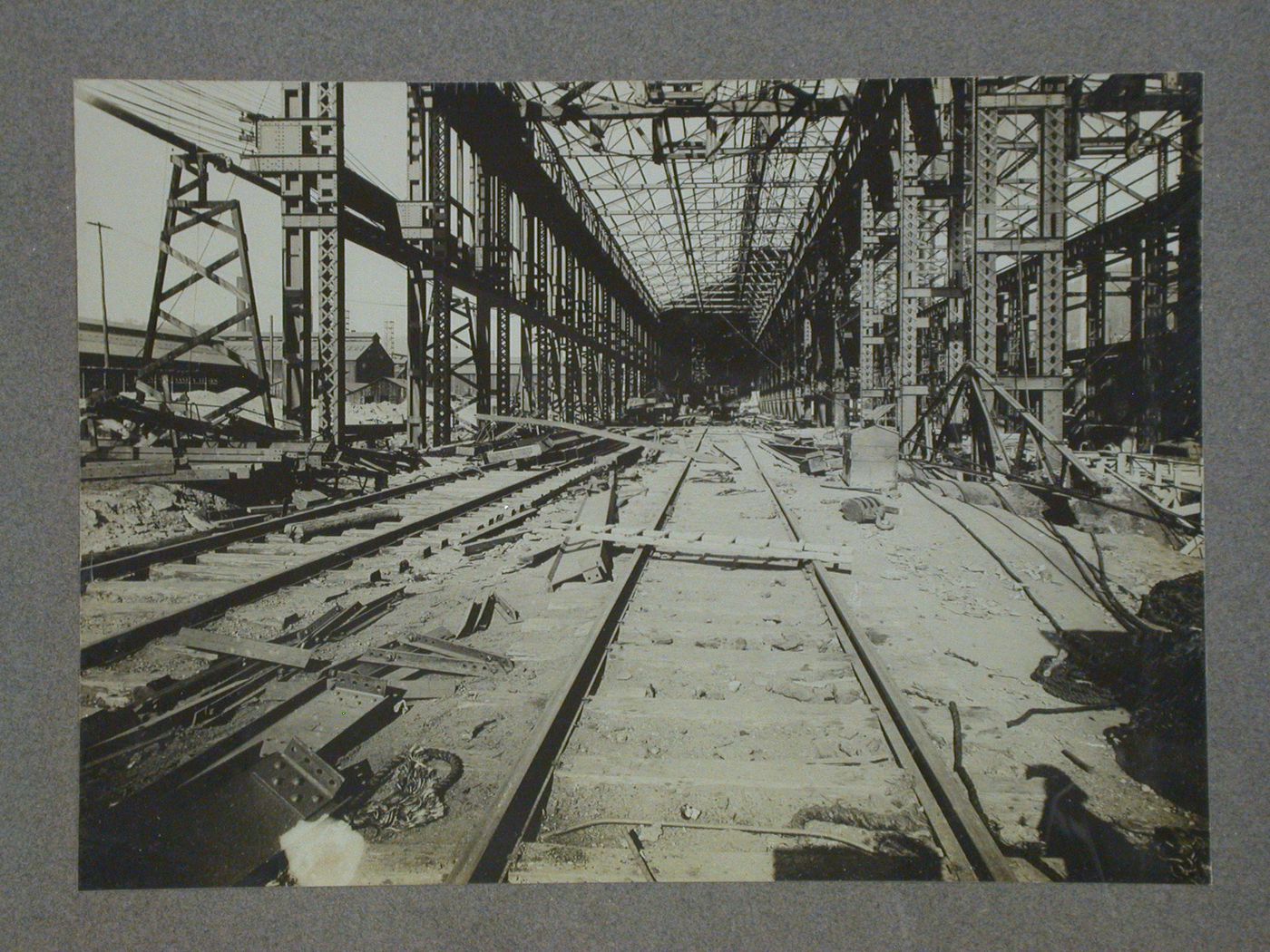 Construction of steel mill, Johnstown, PA