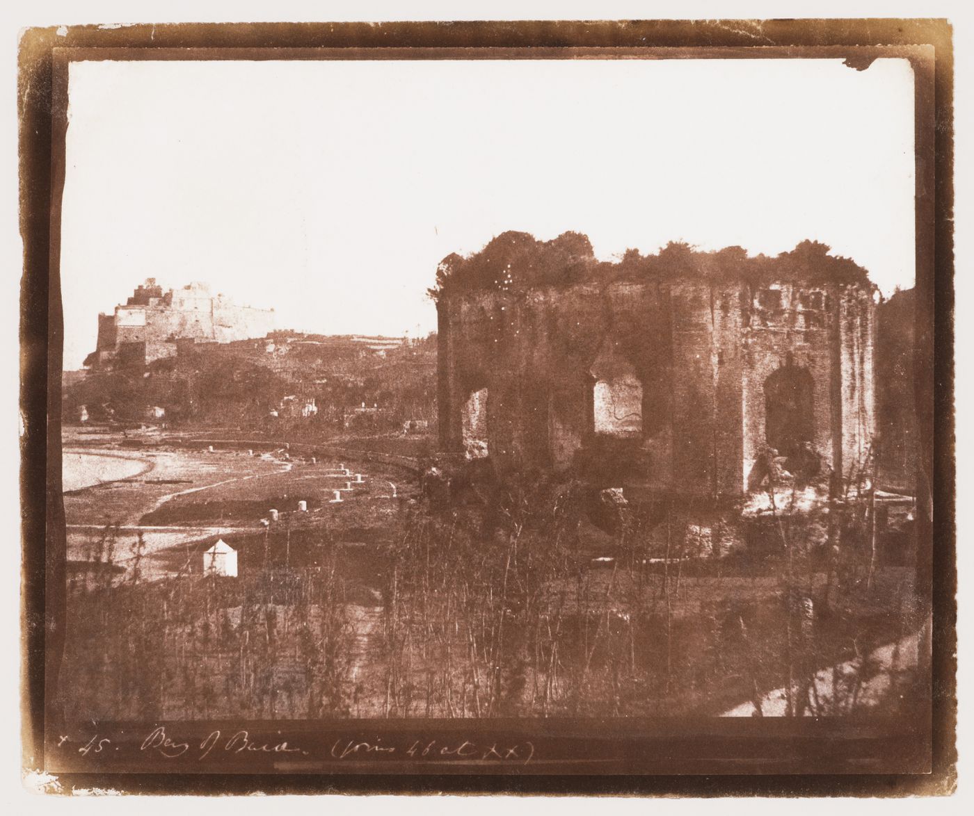 View of the Bay of Baia, Naples, Italy