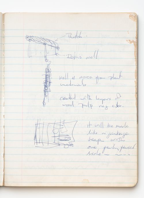 Sketch for Garbage Wall