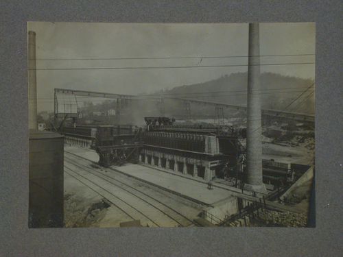 Construction of steel mill, Johnstown, PA
