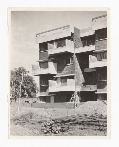 View of the Reserve Bank of India Housing, Chandigarh, India