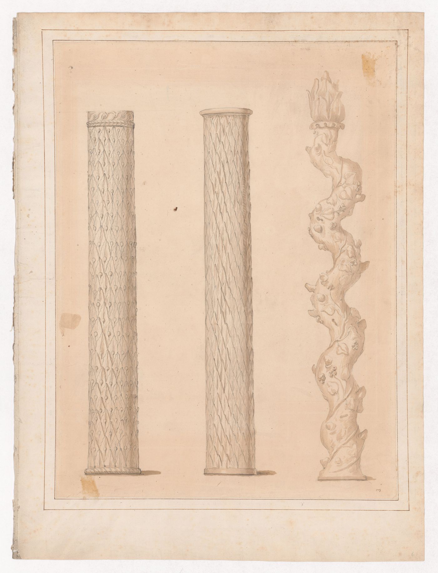Three Roman Columns