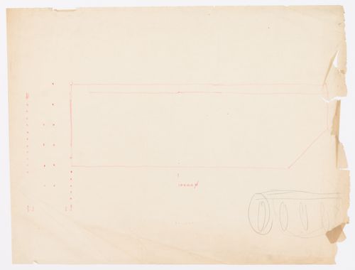 Étude de l'ombrage, Pavillon principal et campus, Université de Montréal, Montréal, Canada (1925-1938)