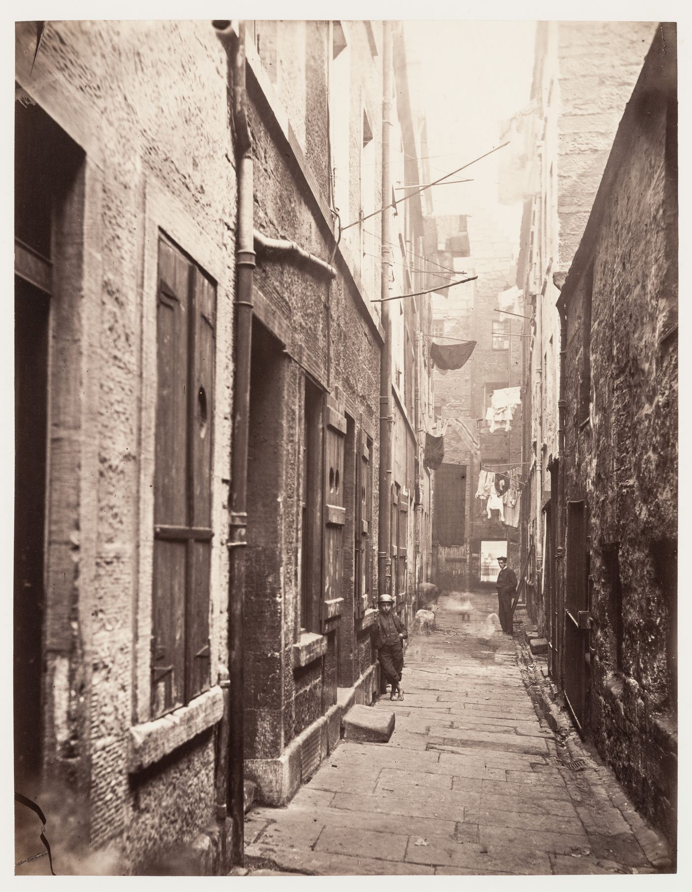 View of Close No. 65, High Street, Glasgow, Scotland
