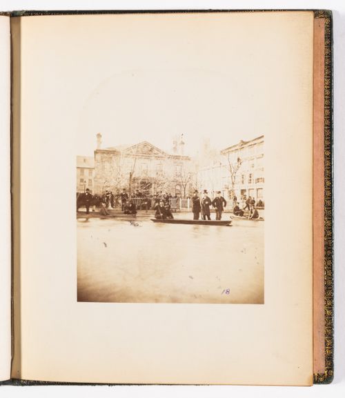 Custom House Square, Montreal, in flood