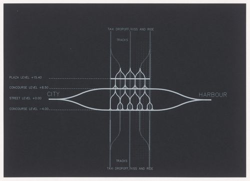 Diagram for High-Speed Railway Complex, Busan, South Korea