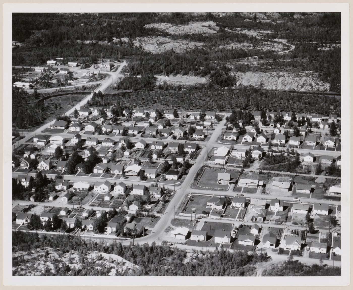 Flin Flon. New residential area, Manitoba