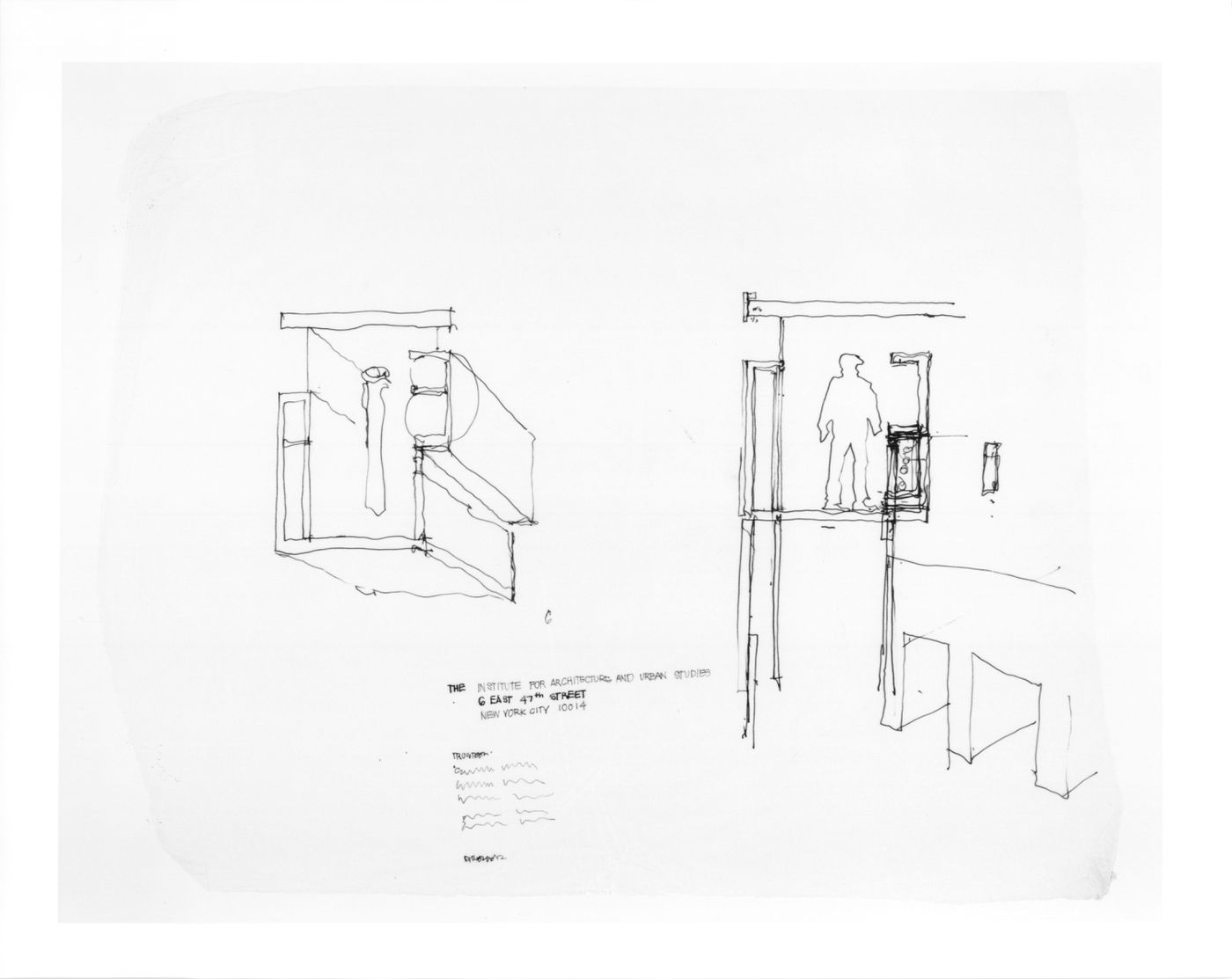 Section, axonometrics, and sketch