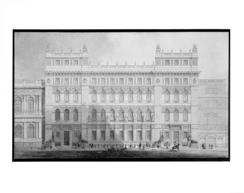 Design for the WarOffice, Pall Mall - elevation