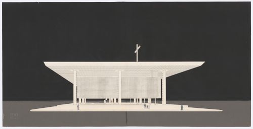 Collage of perspective for Monumento en Berlín, Berlin, Germany