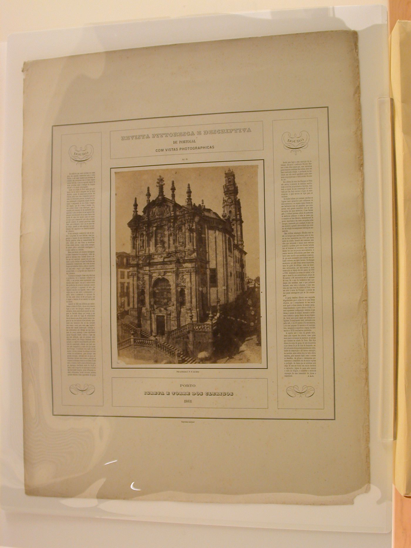 Plate from portfolio ''Revista Pittoresca e Descriptiva de Portugal com Vistas Photographicas''