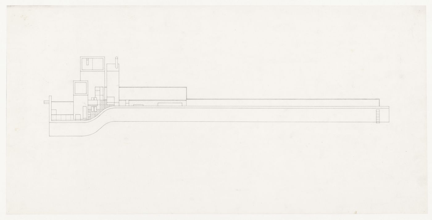 Axonometric for Gunn House
