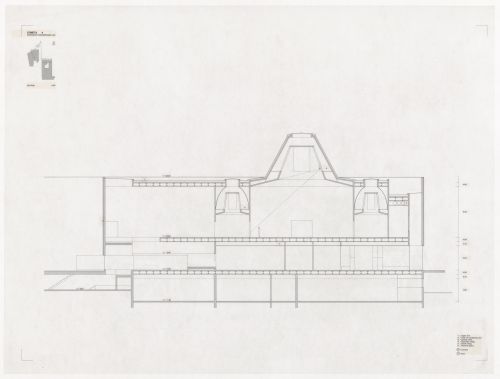 Section for Museu de Arte Contemporânea para Helsínquia, Helsinki, Finland