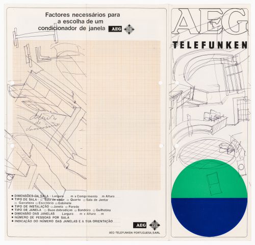 Sketch for Banco Pinto & Sotto Mayor, agência e clube, Lamego
