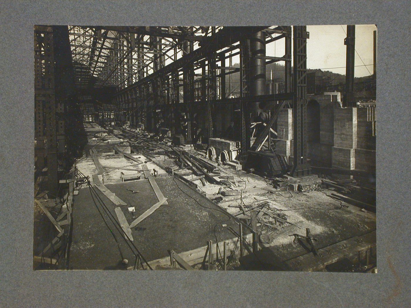 Construction of steel mill, Johnstown, PA
