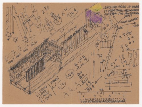 Sketches and notes for The Thirteen Watchtowers of Cannaregio