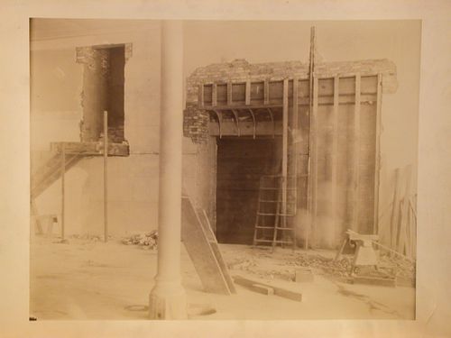 Interior construction, unknown building, Philadelphia, Pennsylvania