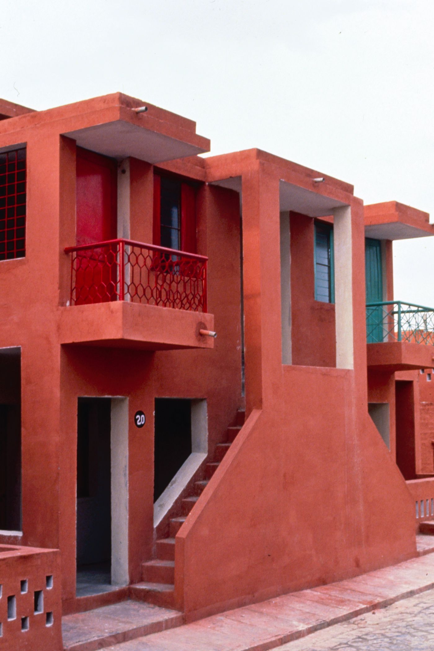 View of residential units used for the Human Settlement Training Package "Package 2: Affordable Urban Design"