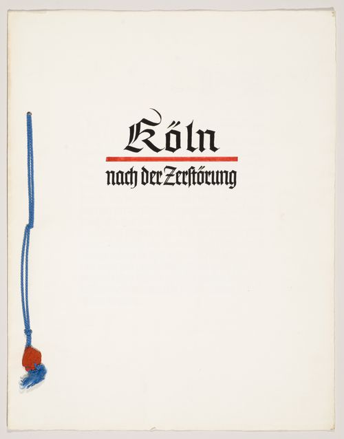 Views of Cologne following destruction of World War II, volume I, Cologne, Germany