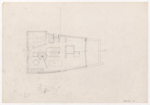 Level two floor plan for Casa Fernando Machado, Porto, Portugal